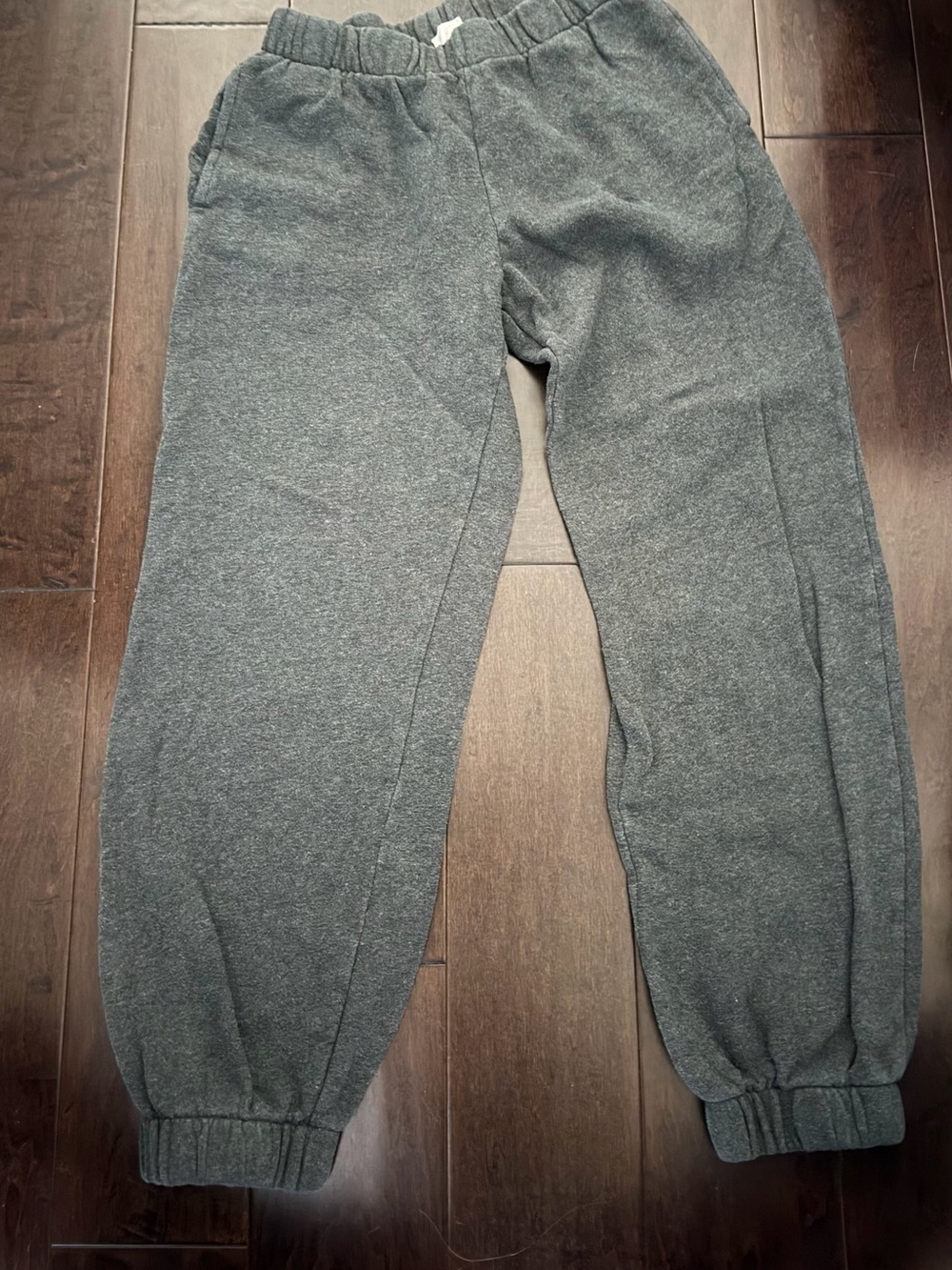 Brandy Melville Charcoal Gray Jogger Sweatpants